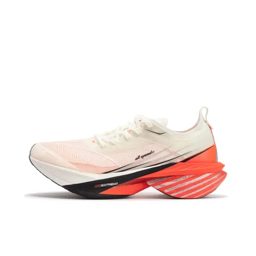 361° Flying Dragon 2.0 Running Shoes Men Low-Top Feather White/Glowing Red Orange