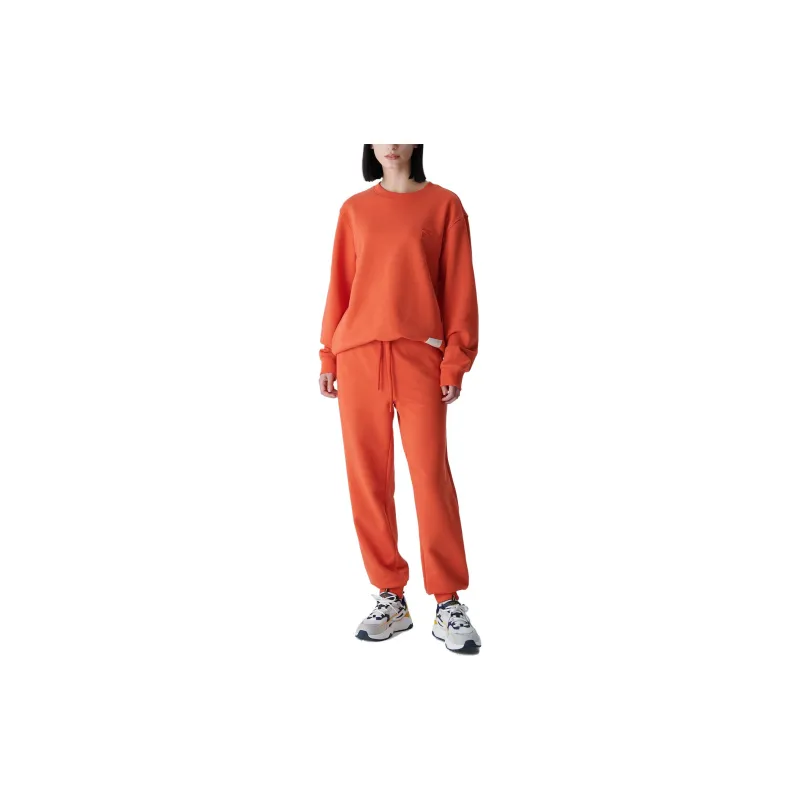 FILA Knitted Sweatpants Men Orange-3