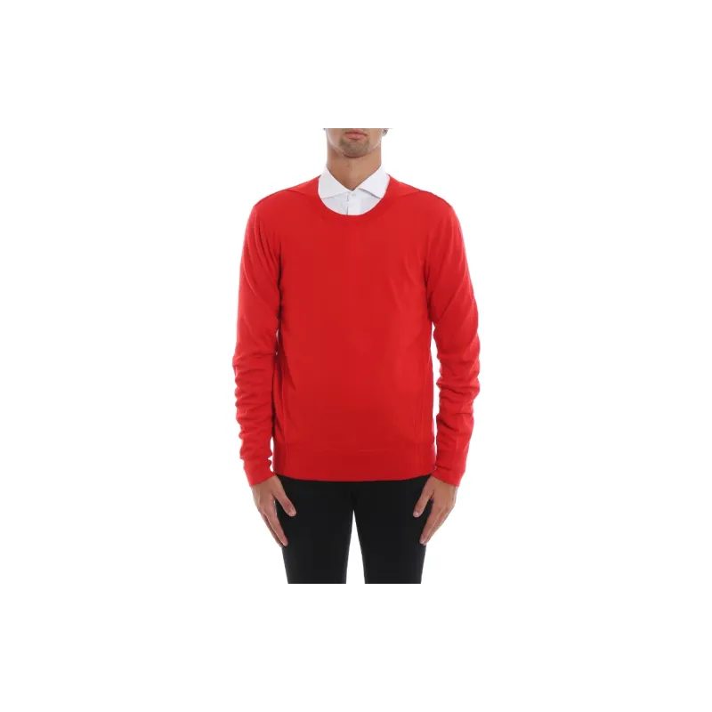 Burberry Loose Fit Knitwear Men's Red-3