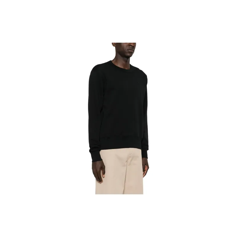 Acne Studios Face Logo appliqué Cotton Sweatshirt-3