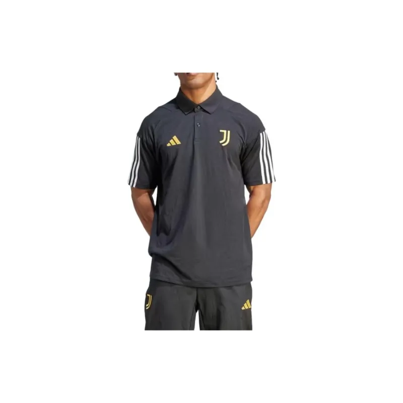 Adidas Juventus Tiro 23 Cotton Polo Shirt Polo Shirt Men's Black-2