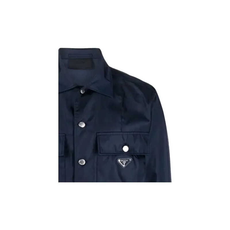 PRADA Jackets Men Marine Blue-5