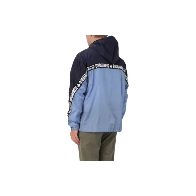DSQUARED 2 Zip Up Long Sleeved Windbreaker Jacket-2
