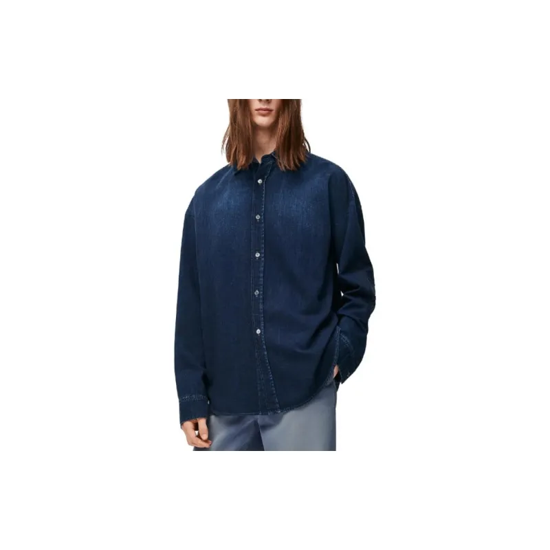 LOEWE Anagram Denim Overshirt-2