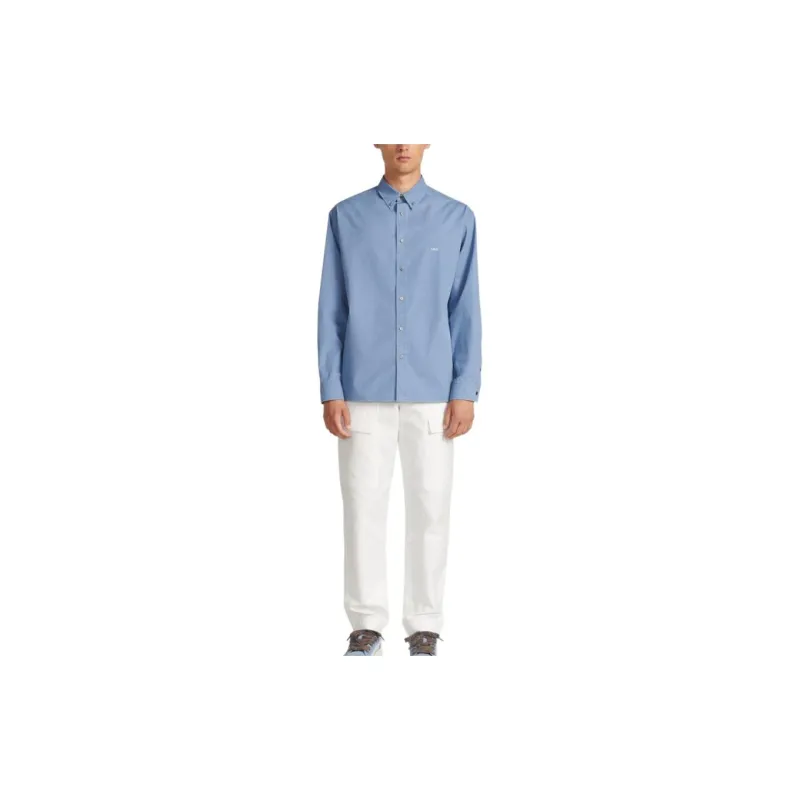 DIOR Logo Embroidered Long Sleeved Shirt-2