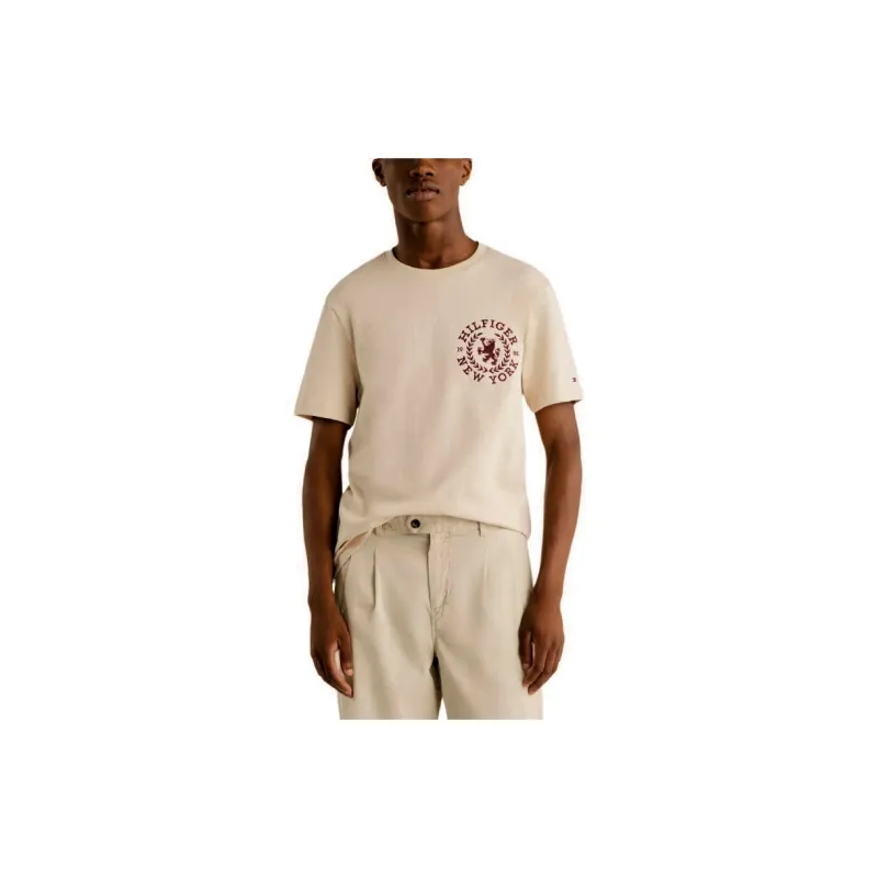 Tommy Hilfiger T Shirt Men's Beige-2
