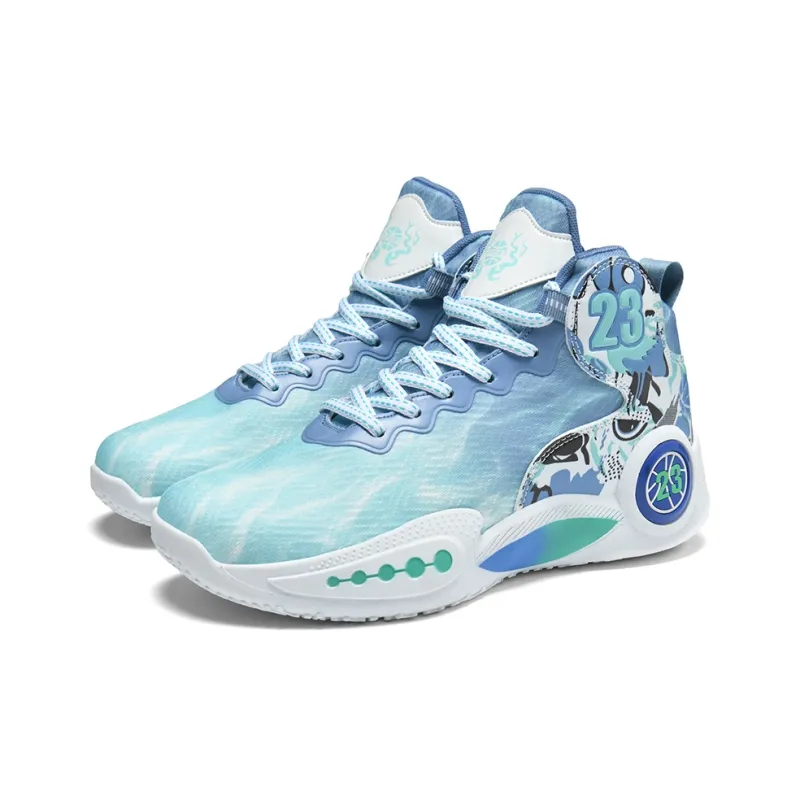 MUSNODO Shock Absorbers With Slip Resistant And Abrasion Resistant Properties High Top Basketball Shoes Unisex-14
