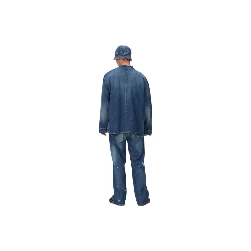 NEIGHBORHOOD Denim Jackets Men Blue-2