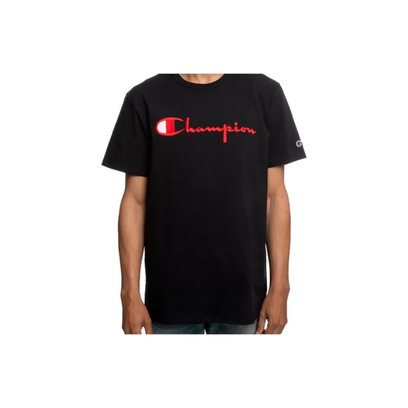Champion T Shirt US Version Unisex Black-4