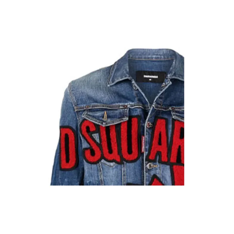 DSQUARED 2 Denim Jackets Men Blue-5