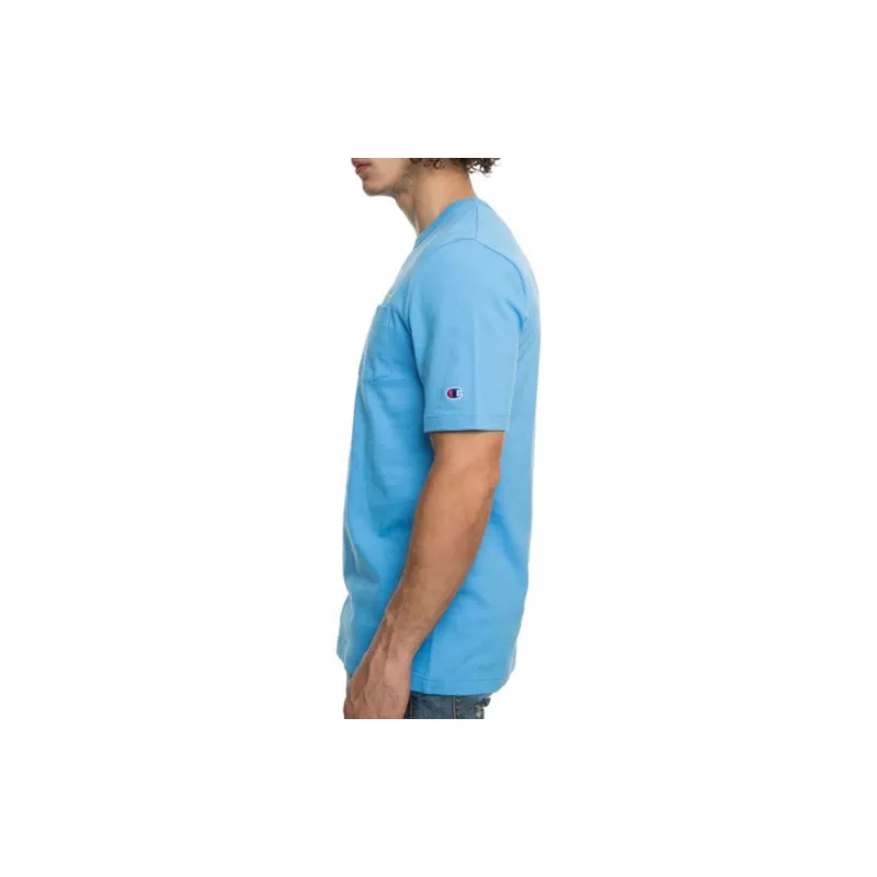 Champion T Shirt Unisex Light Blue US Version-5