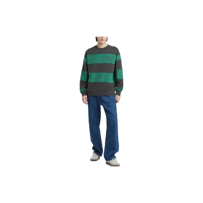 GAP Sweatshirts Men Green Stripes-1