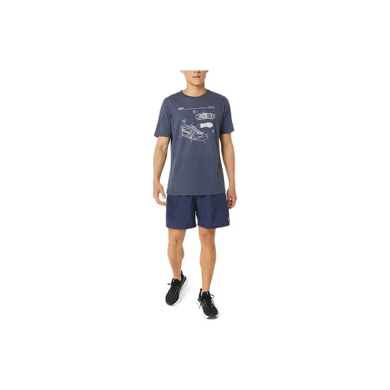 Asics SCHEMATIC Unisex Shoe Schematic Tee T-Shirt Men's Light Brown-2