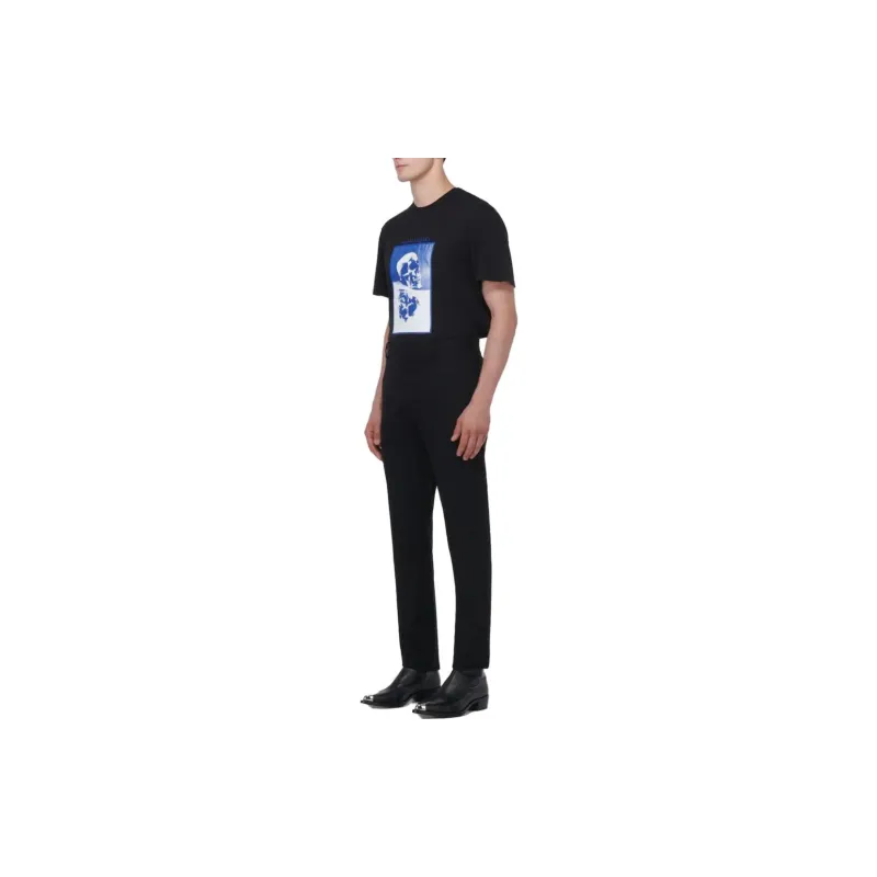 Alexander McQueen Skull Printed Crewneck T Shirt-3