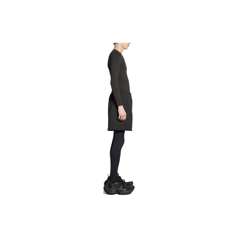 Balenciaga Logo Detailed Track Shorts-4