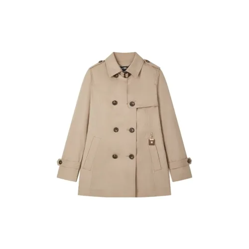 Teenie Weenie Trench Coats Women's Khaki