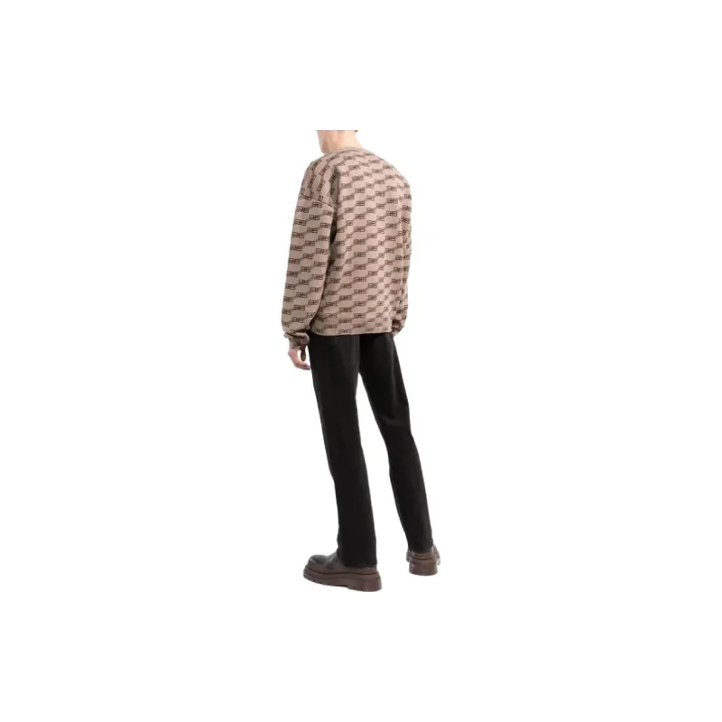 Balenciaga Sweaters Unisex Brown-2