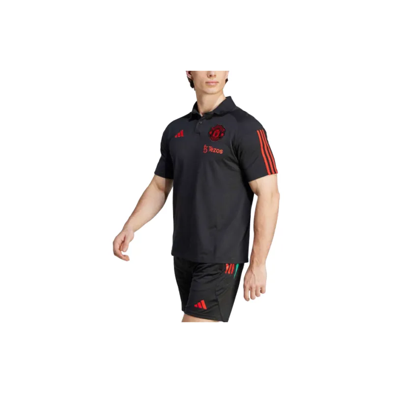 Adidas MANCHESTER UNITED THEATRE OF DREAMS TIRO 23 Polo Shirt Men's Black-1