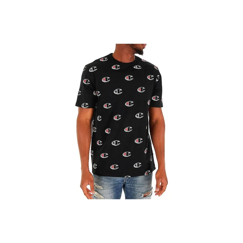 Champion T Shirt US Version Unisex Black-2