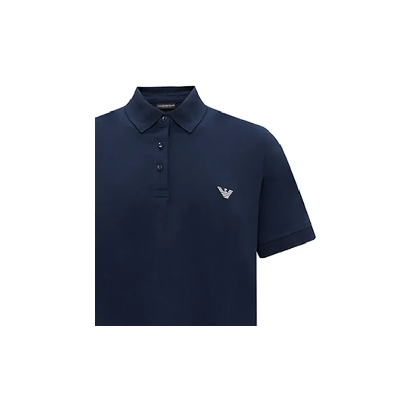 EMPORIO ARMANI SS24 Polo Shirt Men's Navy Blue-5