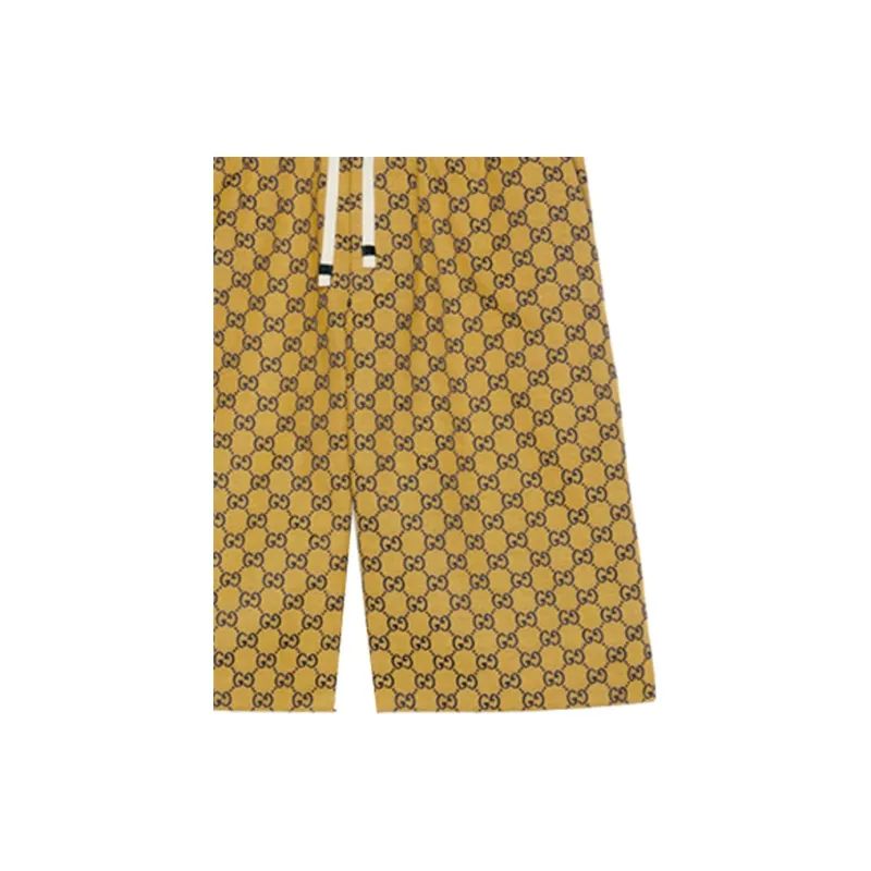 GUCCI Multicolor Casual Shorts Men's Yellow-5