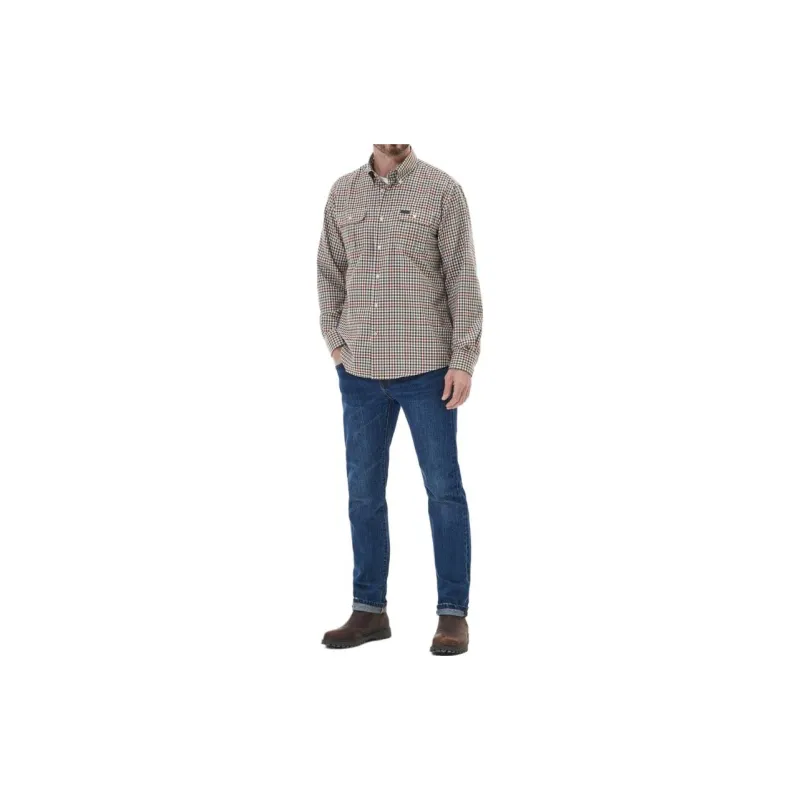 BARBOUR Shirts Men Olive-1