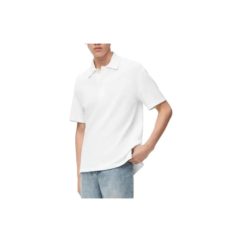 LOEWE FW24 Polo Shirt Men's White-1