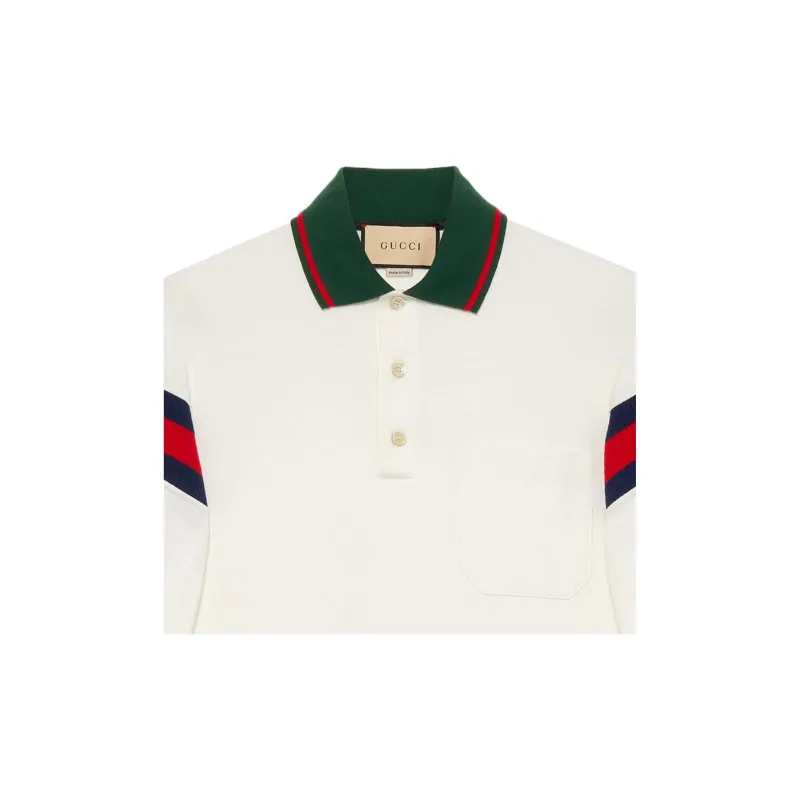 GUCCI Polo Shirt Men's Multicolor-4