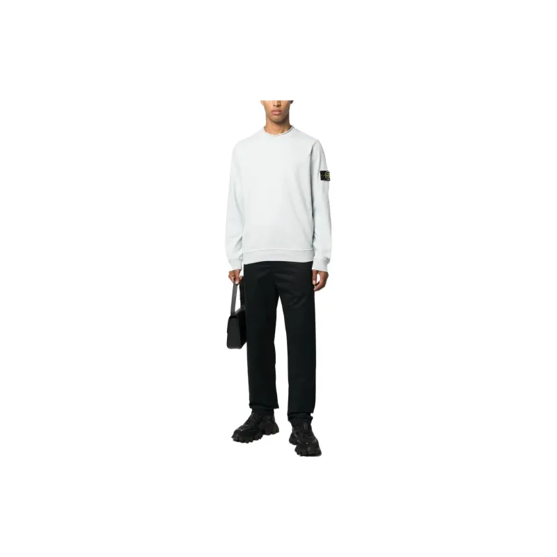 STONE ISLAND Stone Island 40Th Anniversary Collection Sweatshirt Men's Pearl Gray-1