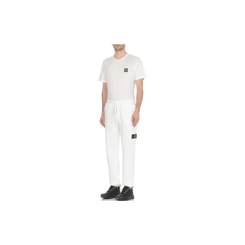 STONE ISLAND Logo Patch Tapered Track Pants-2