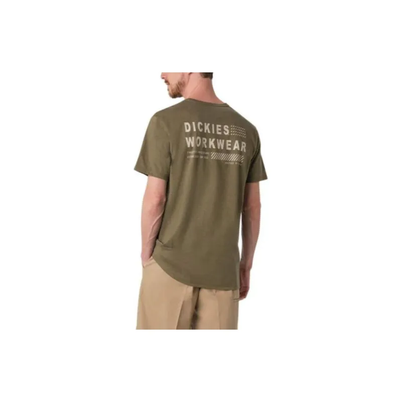 Dickies Cooling Performance Graphic T-Shirt T-Shirt Men's Army Green-3