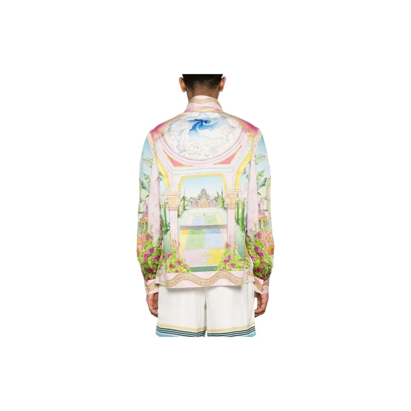 CASABLANCA Le Jardin Ideal Cotton Shirt-3