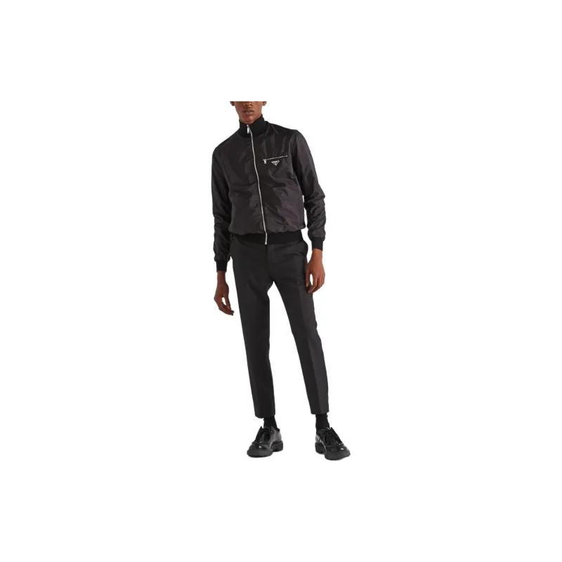PRADA Logo Plaque Reversible Jacket-2