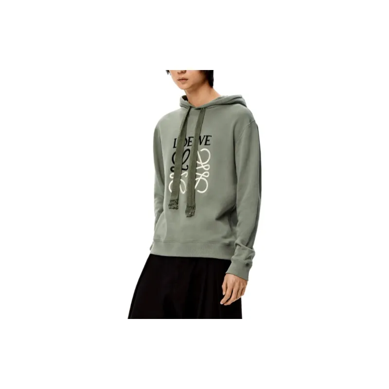 LOEWE Sweatshirts Men Green-2