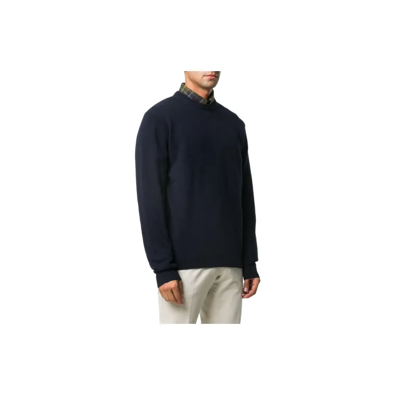 BARBOUR Essential Crew Neck Jumper-1