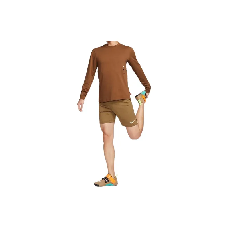 Nike T Shirts Men Brown-2