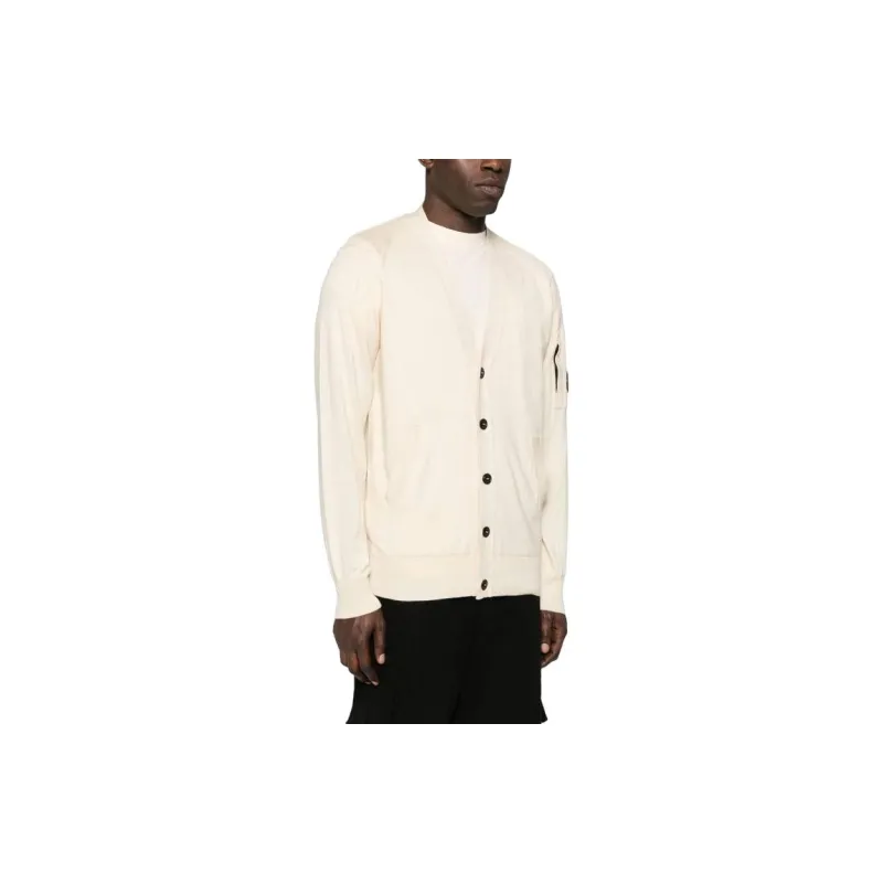 C.P.Company Lens Cotton Cardigan-3
