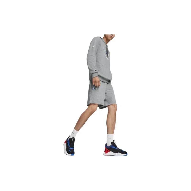PUMA BMW MMS ESS SWEAT SHORTS FT Casual Shorts Men's Gray-6