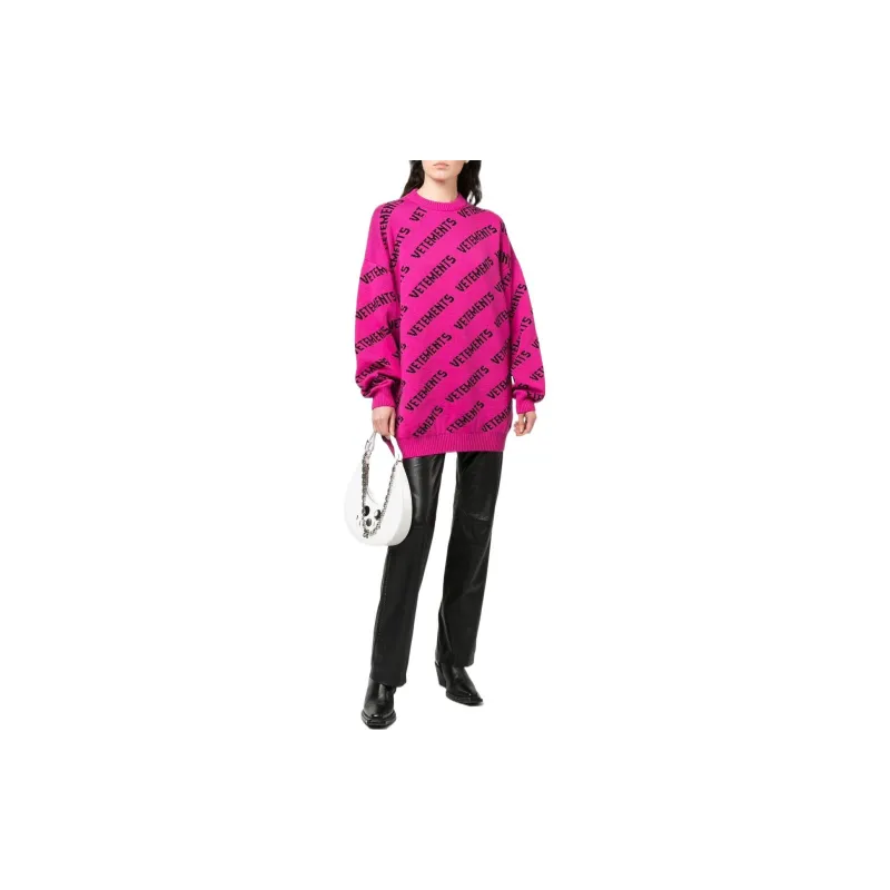 Vetements Sweaters Unisex Pink-2