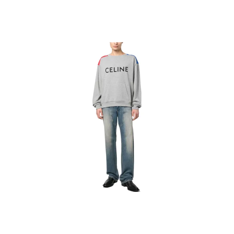 CELINE Sweatshirts Men Gray-1