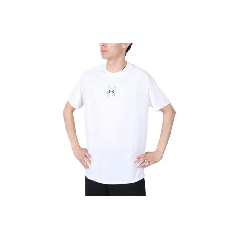 Under Armour UA Tech Long Shot T Shirt Men's White-4