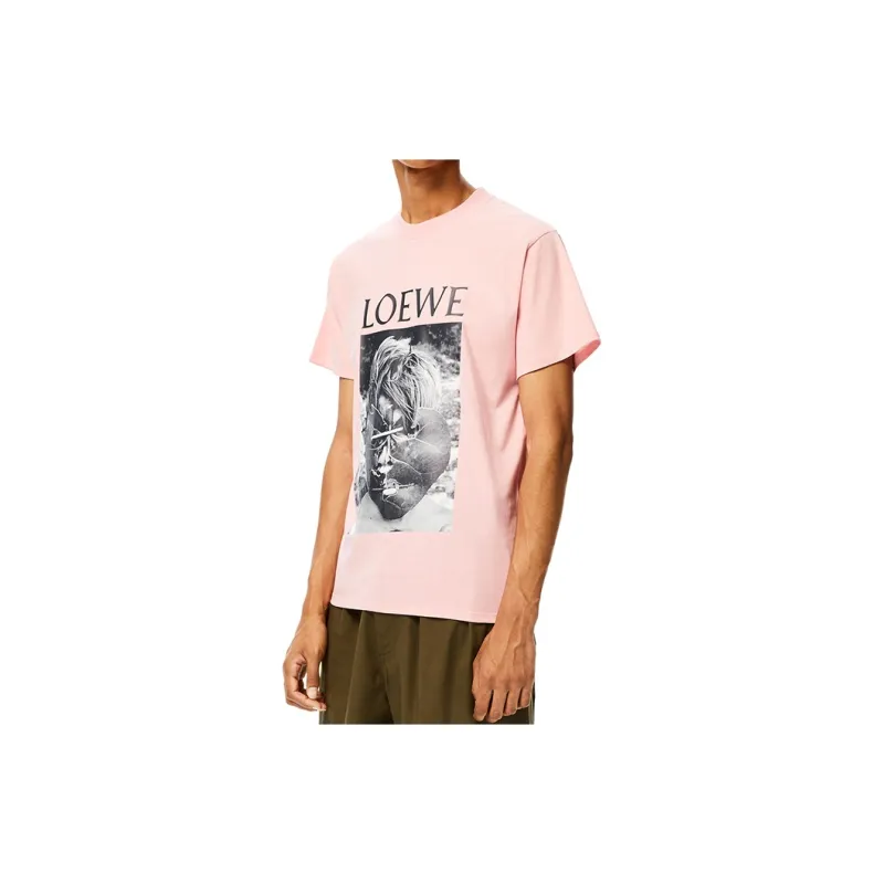 LOEWE T Shirts Men Pink-4