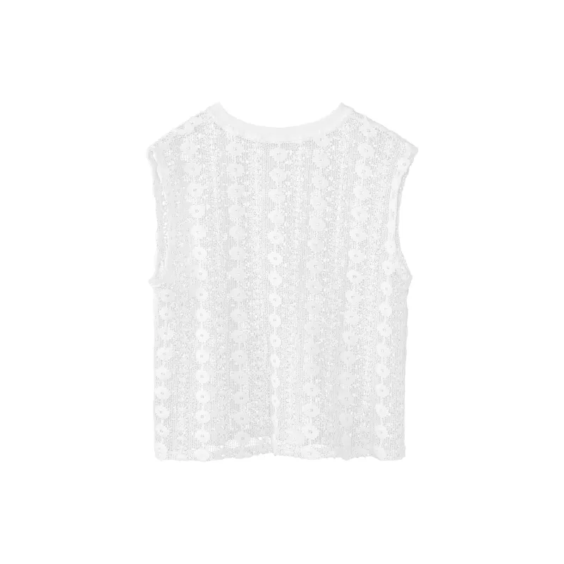 Fstudio Sleeveless Top Women's White-1