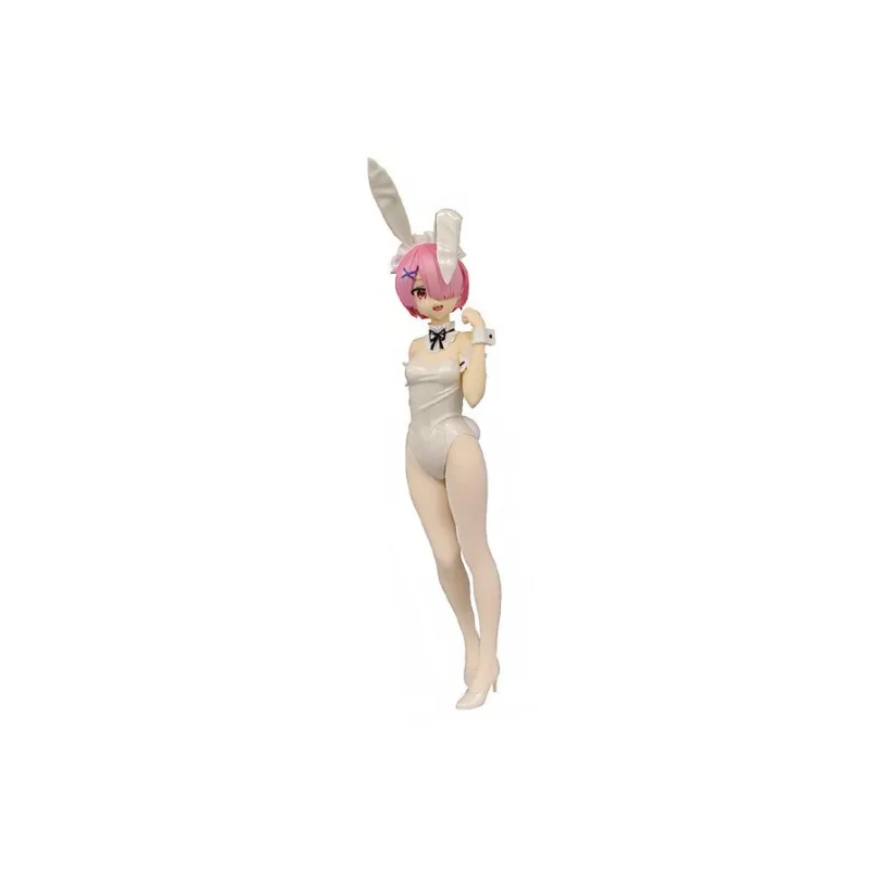 FURYU Ram Re Zero Starting Life In Another World, Bunny Girl Bonus Gifts Pearl White-3