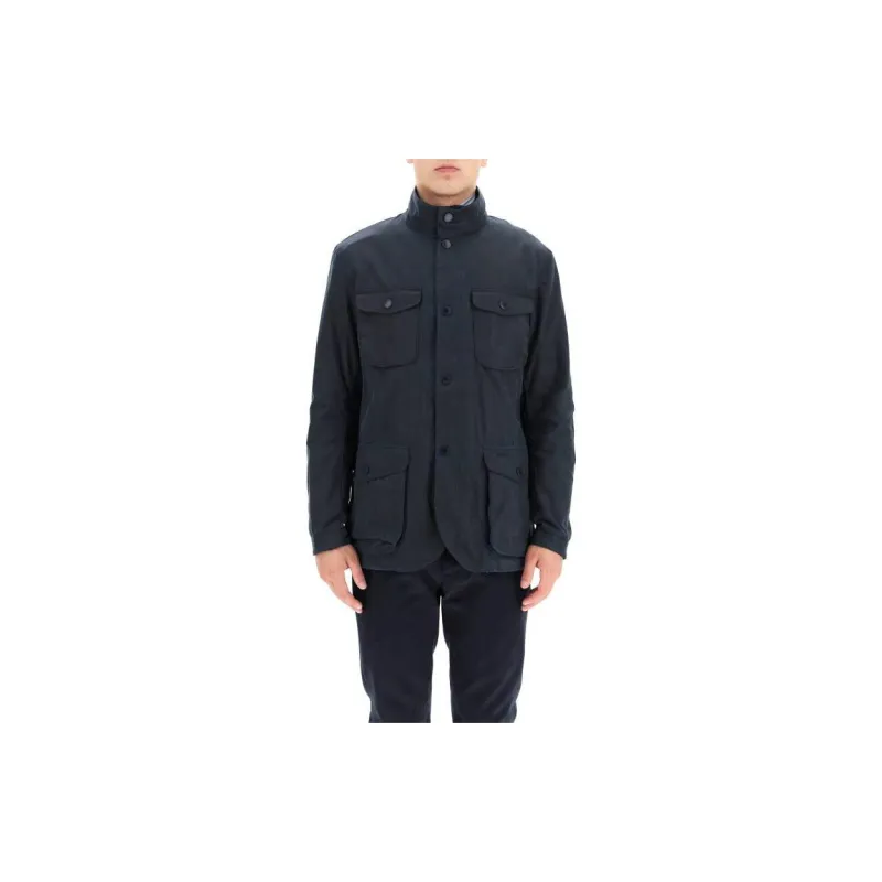 BARBOUR High Neck Button Up Jacket-2