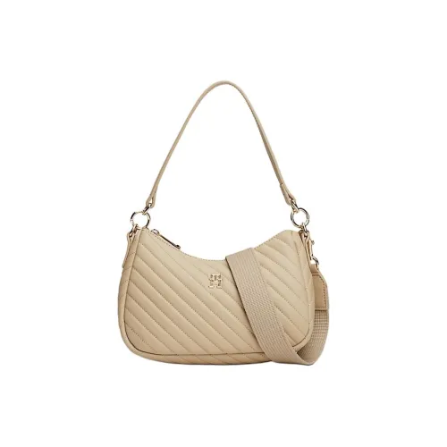 Tommy Hilfiger Polyester Handbag Shoulder Bag Women's Beige