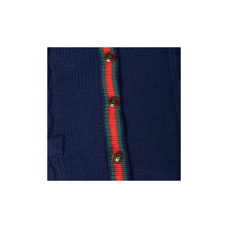 GUCCI Cable Knit Cardigan-7