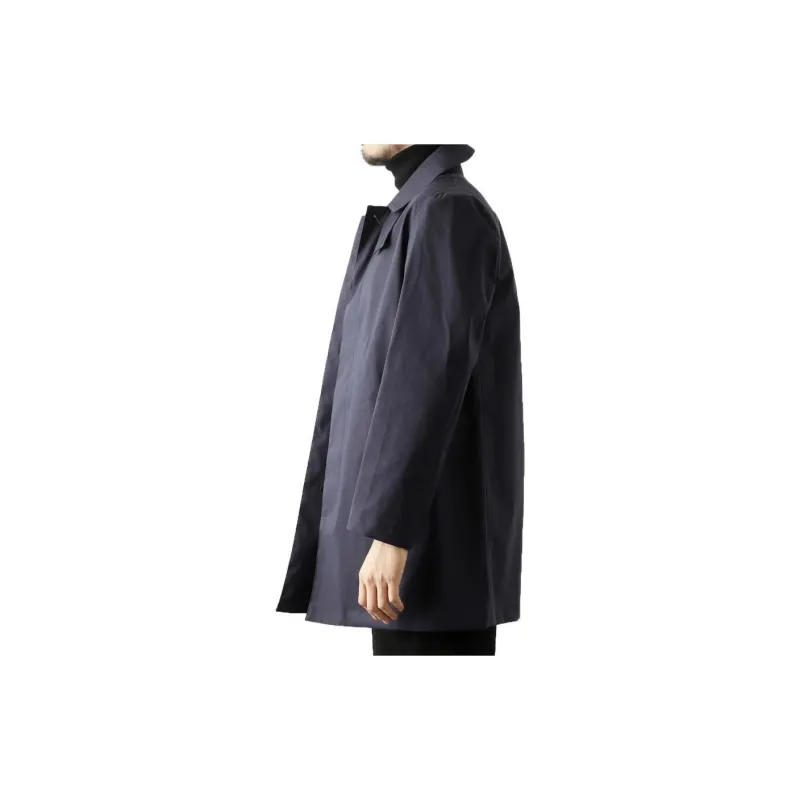 Mackintosh Single breasted Cotton Raincoat-5
