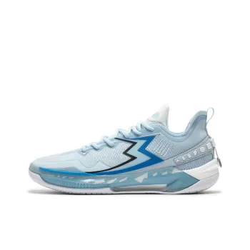 361° BIG3 5.0 Quick PRO Snow Mountains Cushioned Slip Resistant Low Top Basketball Shoes Men's Blue White