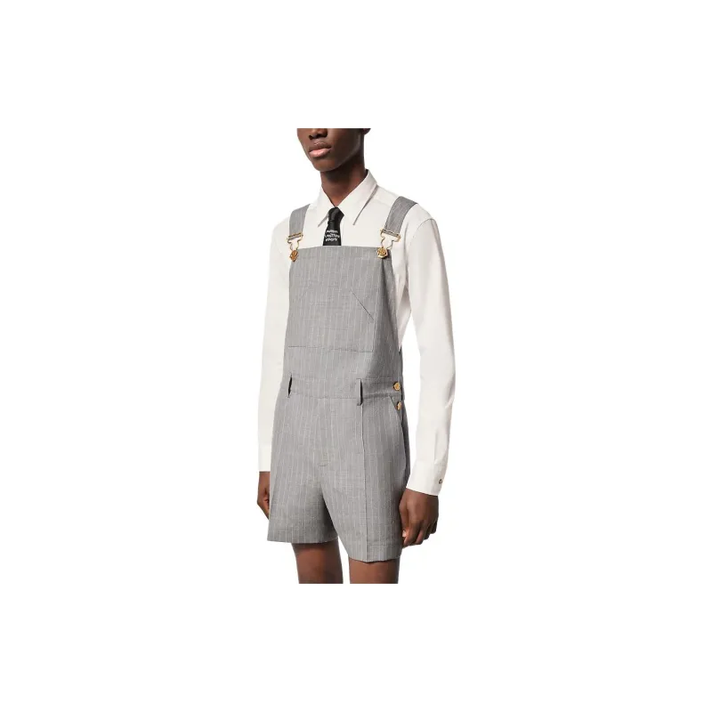 LOUIS VUITTON Wool Dungaree Shorts-3